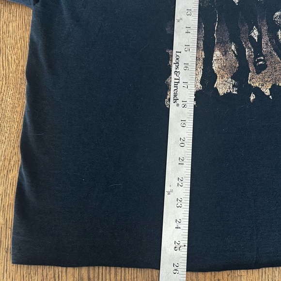 Vintage 1990’S KISS Destroyer Cropped Band Tee Rock Shirt 2XL Jerzees HiDensi-T - Picture 7 of 10